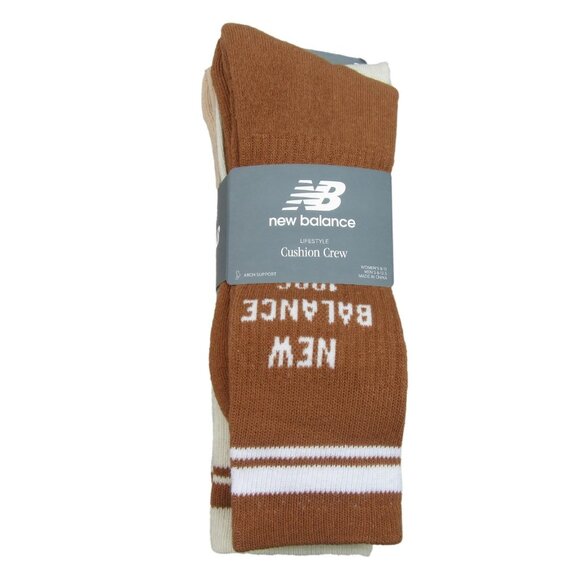 New Balance Cushion Crew Socks Mens Size 6-12.5 / Womens Size 8-13 (3-Pack) NEW - Picture 1 of 16